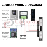 CL603DB - SLIM SMART BLUETOOTH IP65 KEYPAD with doorbell integration