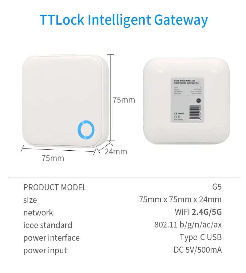 TTLock G5 Wireless Gateway - CL-BTG5M – Corporate Locksmiths