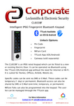 CL603BF - Slim Smart Bluetooth IP65 Fingerprint Keypad