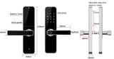 CL431B/BF -  Intelligent Bluetooth Mortice Lock