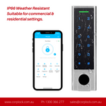 CL603BF - Slim Smart Bluetooth IP65 Fingerprint Keypad