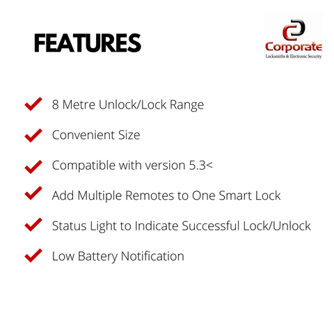 Cl Remote CL-R10 - Wireless Key Remote – Corporate Locksmiths