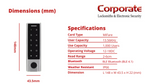 CL603BF - Slim Smart Bluetooth IP66 Fingerprint Keypad